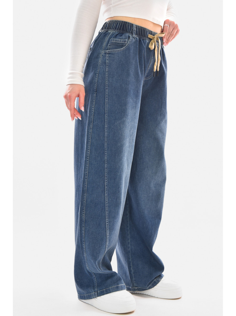 Джинсы женские однотонные синего цвета А4120-5 210067C