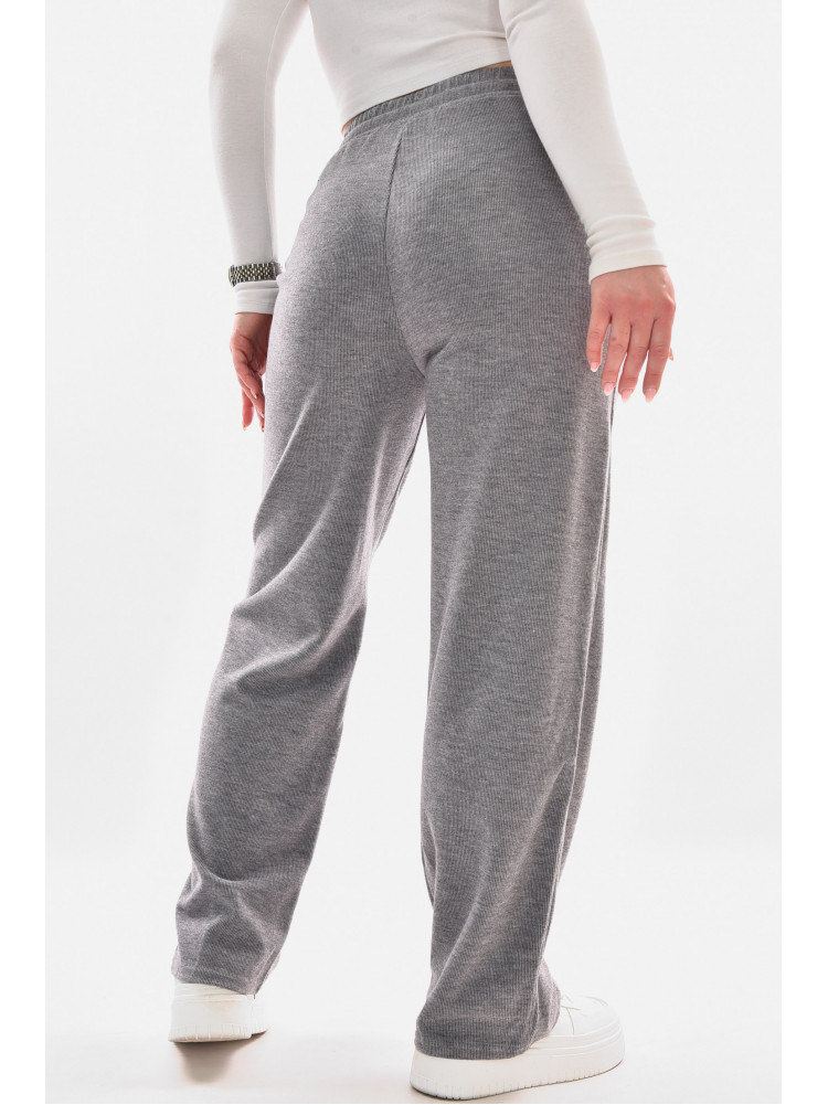 Штаны женские однотонные серого цвета 9756-2 210071C