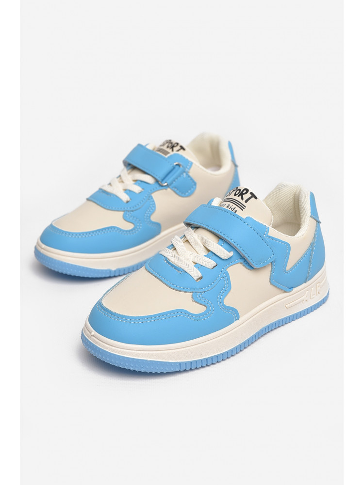 Кросівки дитячі бежево-блакитного кольору 533-015 210072C
