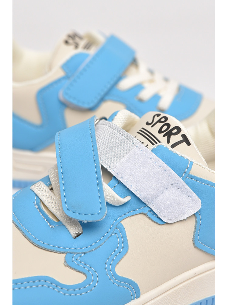 Кросівки дитячі бежево-блакитного кольору 533-015 210072C