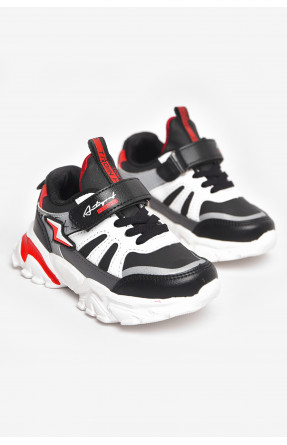 Кросівки дитячі чорно-білого кольору Н5091-1 210074C