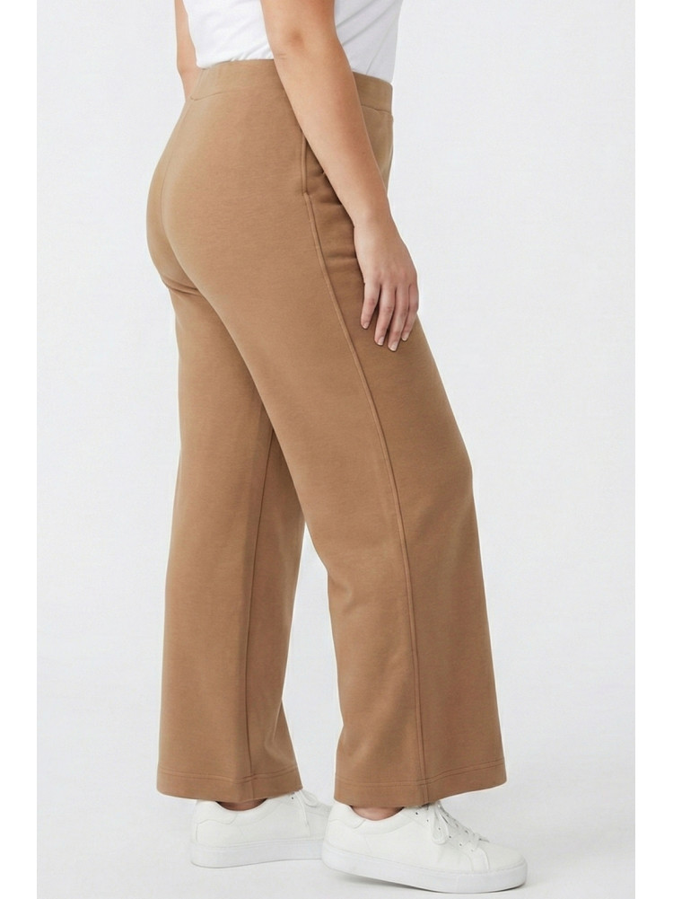 Штаны женские однотонные бежевого цвета 210085C