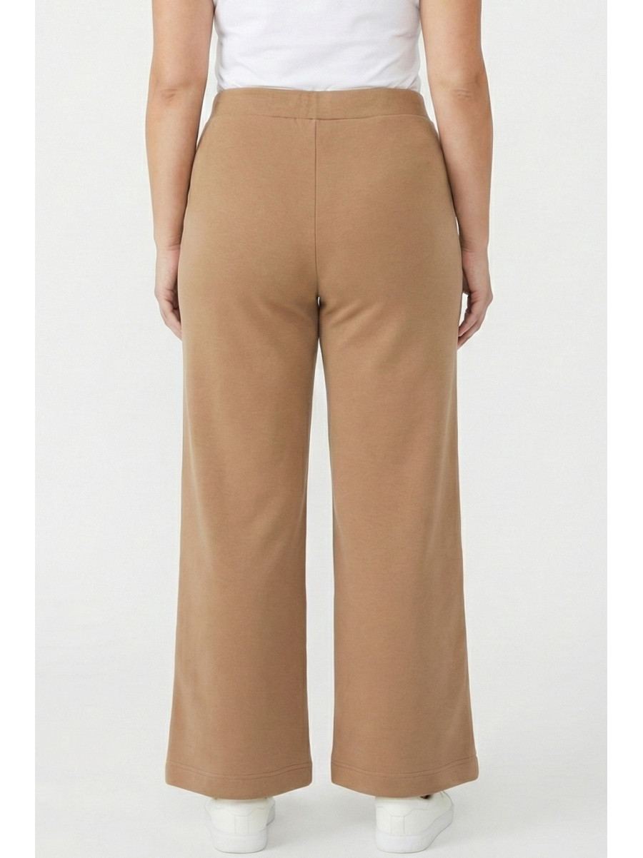 Штаны женские однотонные бежевого цвета 210085C
