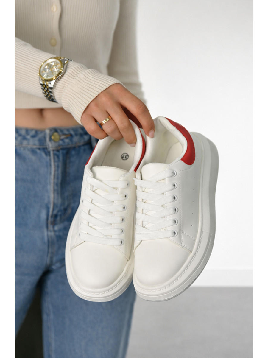 Кроссовки женские белого цвета Уценка Y01-033 210088C