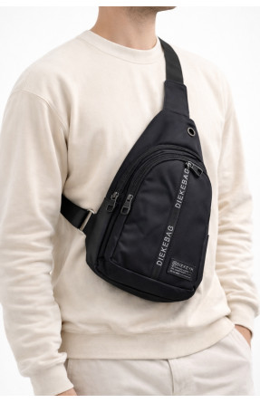 Сумка мужская через плечо текстиль черного цвета 5157 210091C