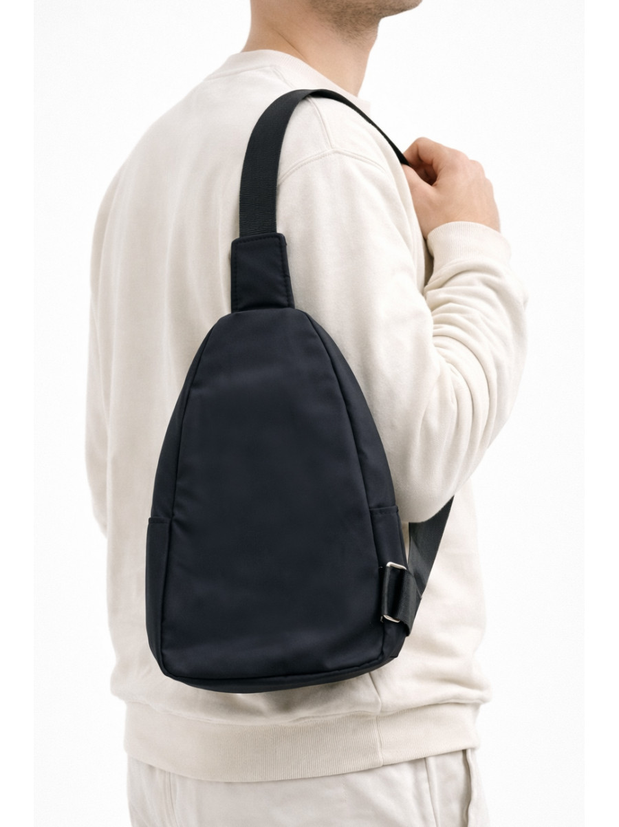 Сумка мужская через плечо текстиль черного цвета 5157 210091C