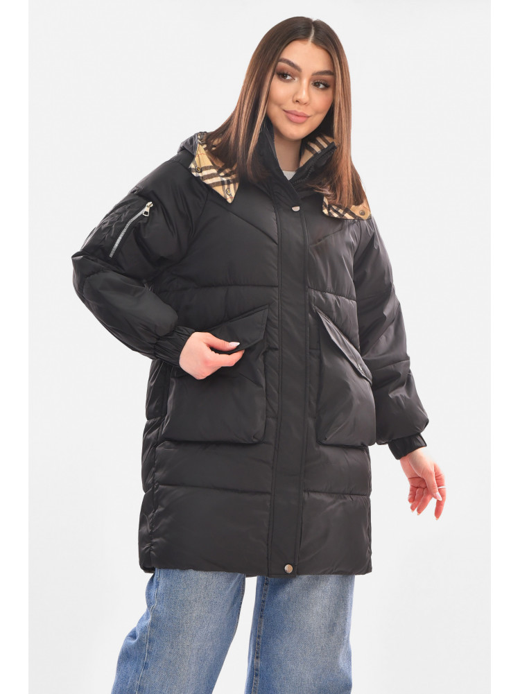 Куртка женская демисезонная черного цвета 2662-2017 210094C