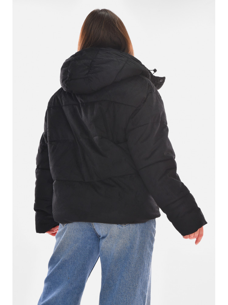 Куртка женская демисезонная черного цвета 6706 210097C
