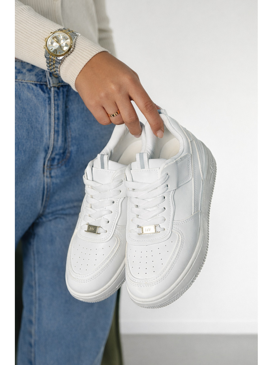 Кроссовки женские белого цвета 187-1 210101C