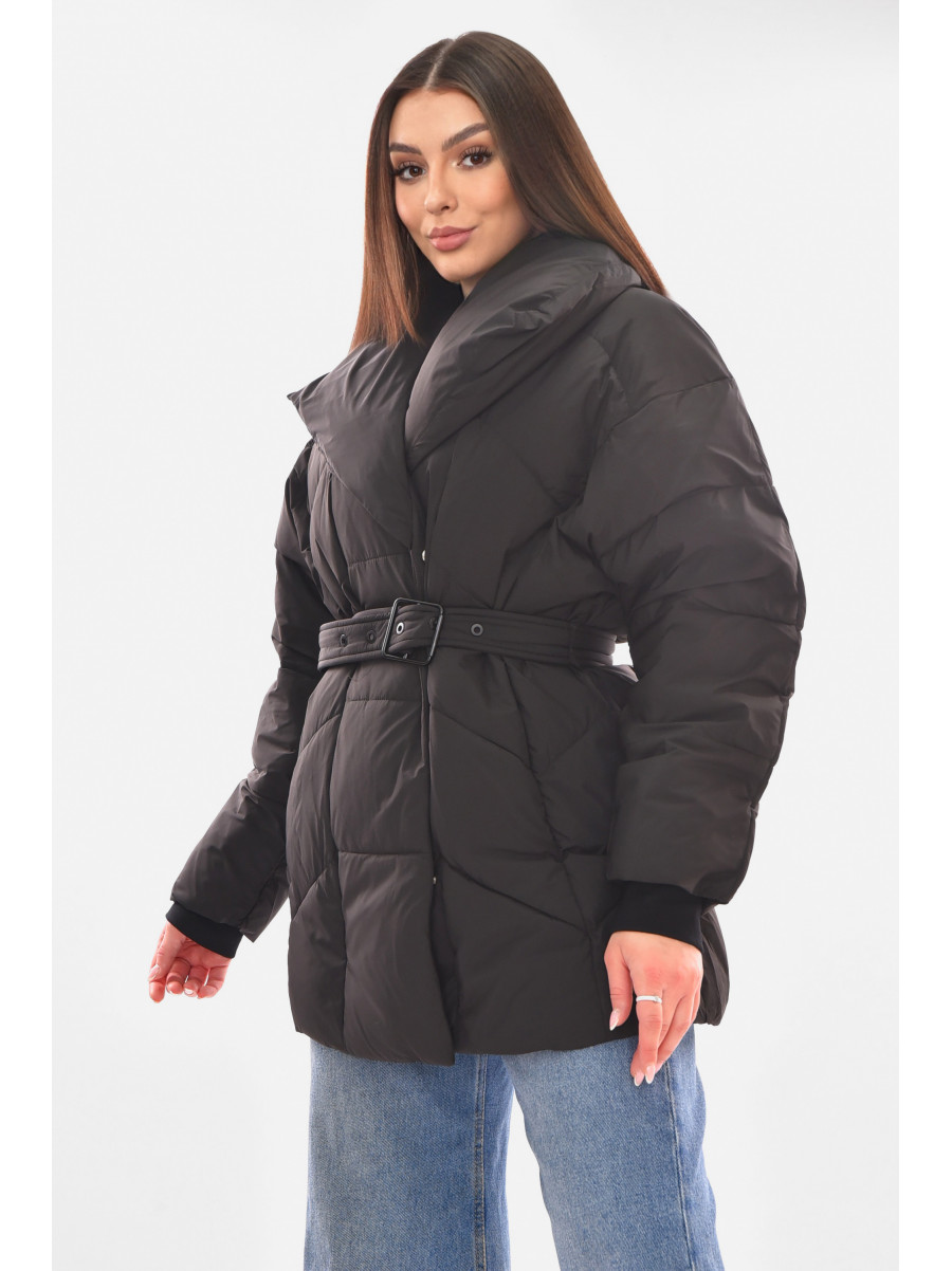 Куртка женская демисезонная черного цвета 519 210103C