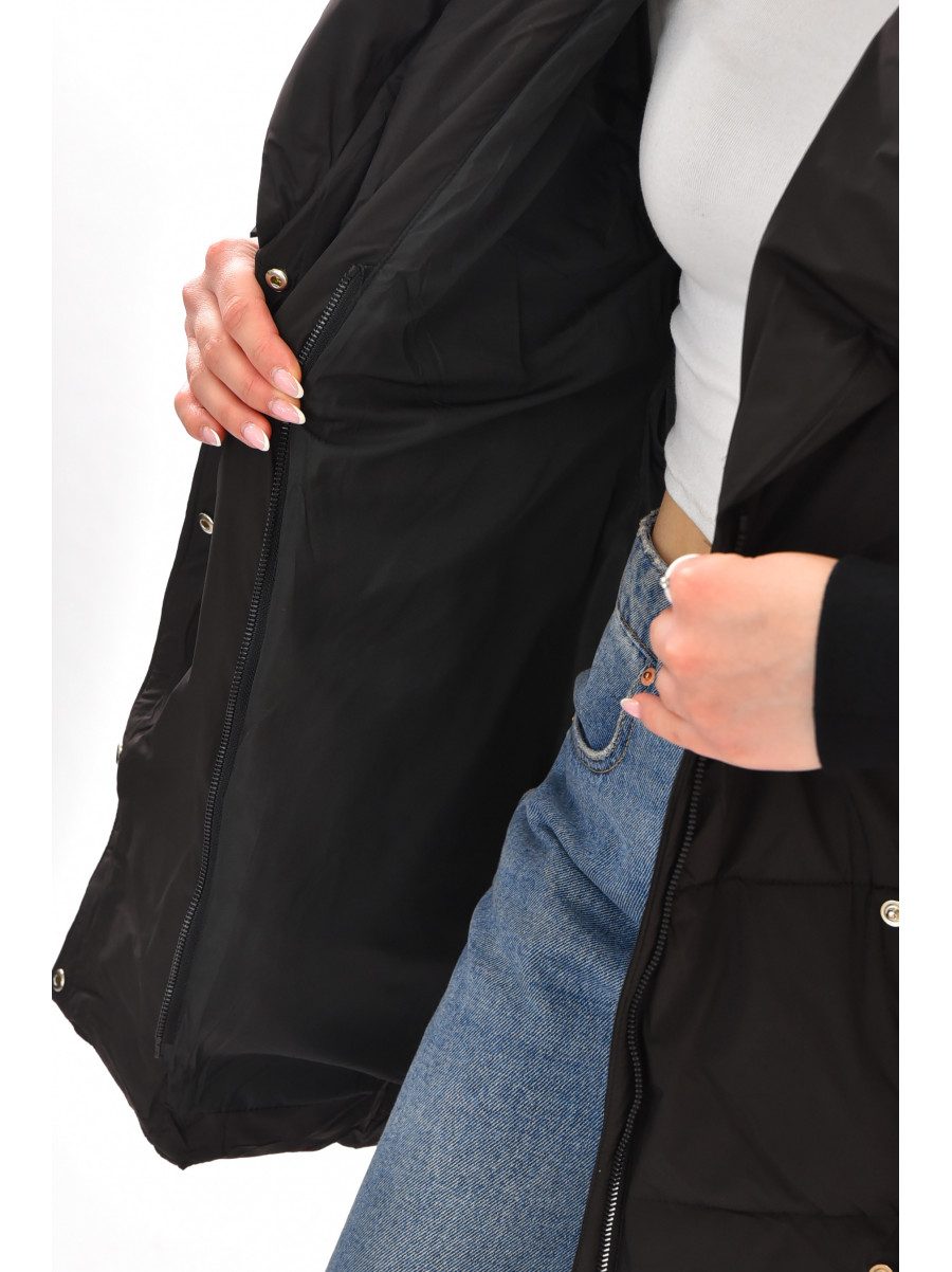 Куртка женская демисезонная черного цвета 519 210103C
