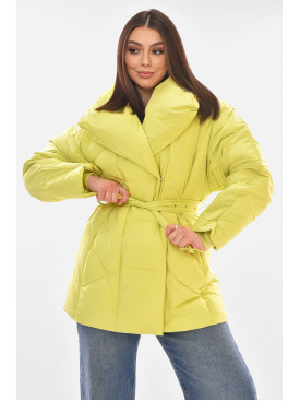 Куртка женская демисезонная салатового цвета 519 210104C