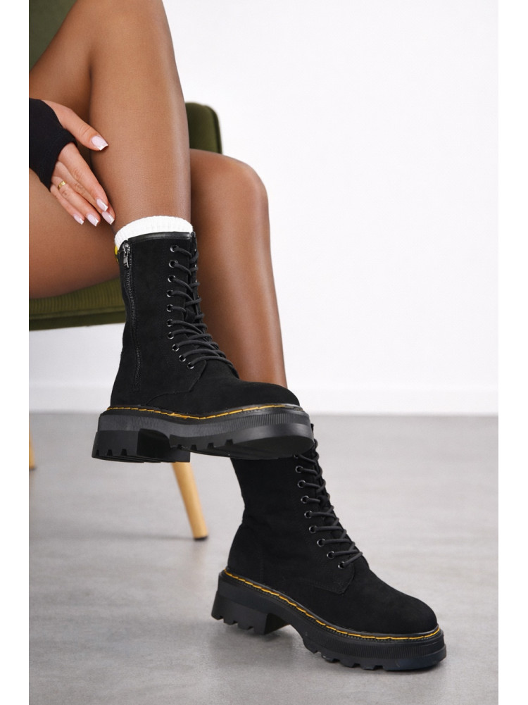 Ботинки женские демисезонные черного цвета Н3-2 210106C