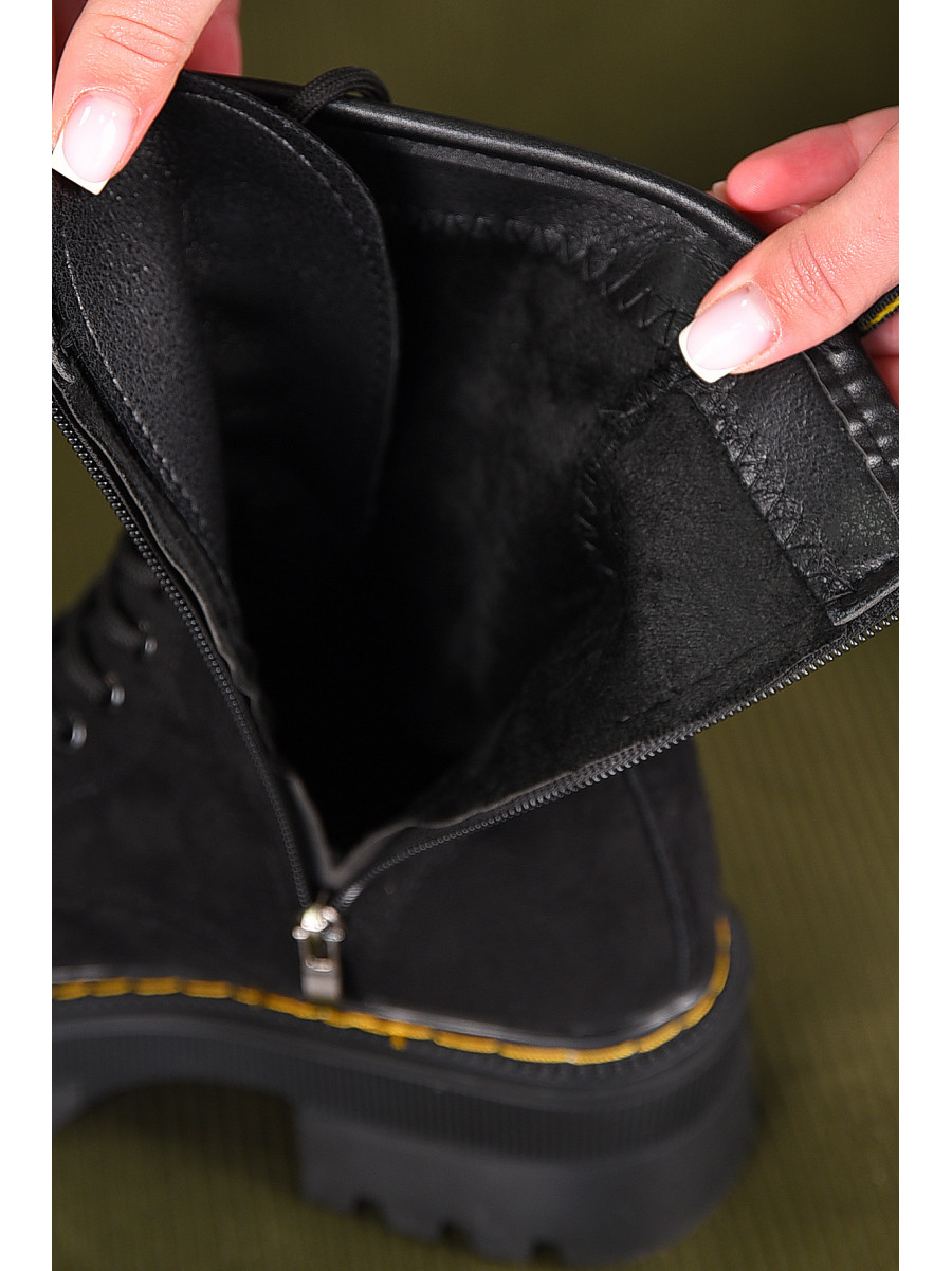 Ботинки женские демисезонные черного цвета Н3-2 210106C