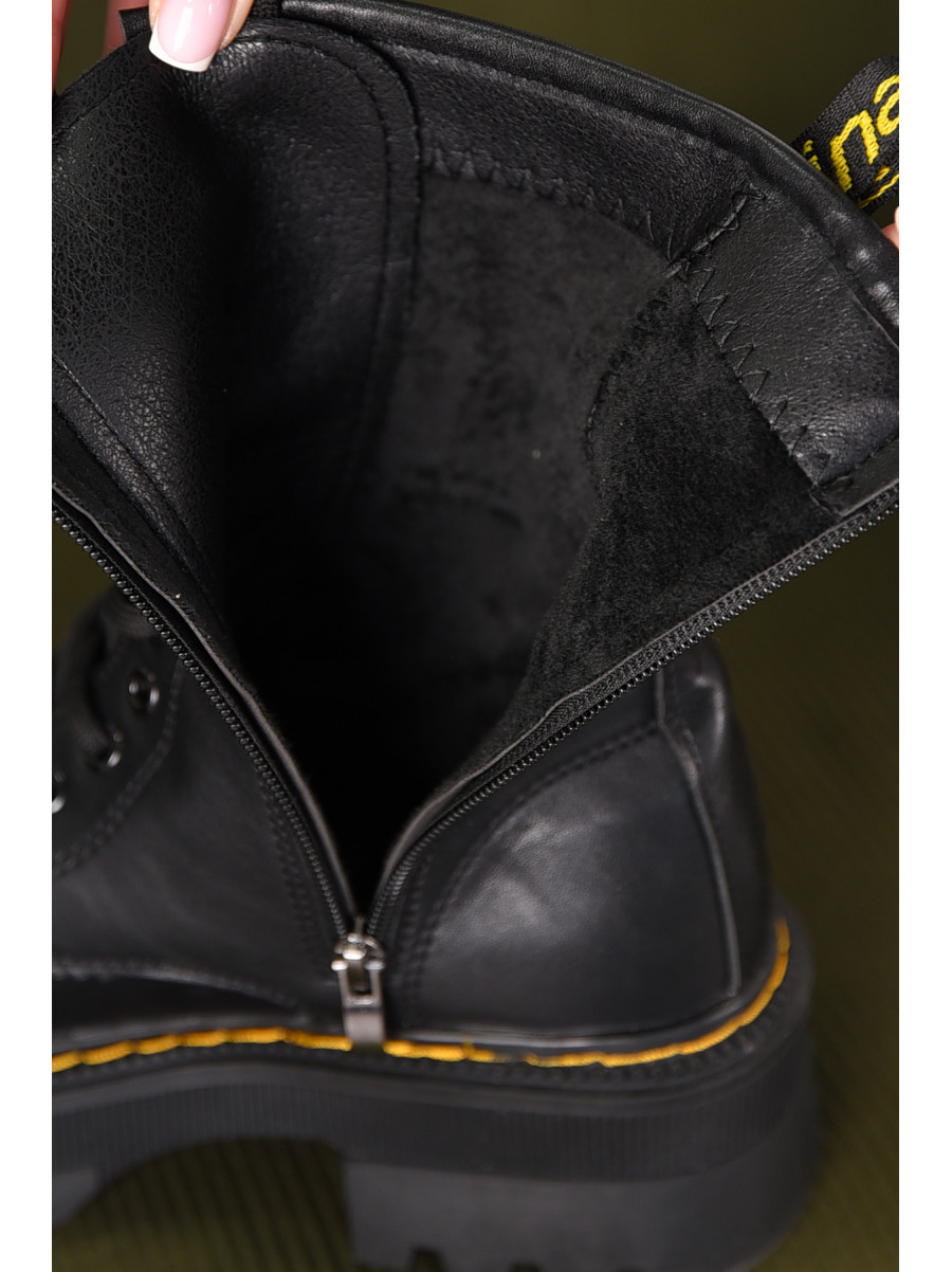 Ботинки женские демисезонные черного цвета Н3-1 210109C