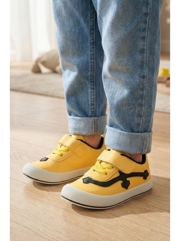 Кеди дитячі жовтого кольору J263-2 210111C