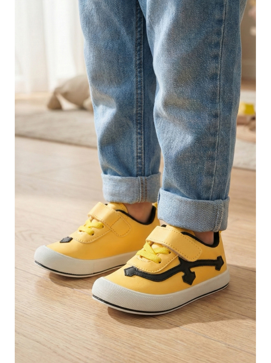 Кеди дитячі жовтого кольору J263-2 210111C