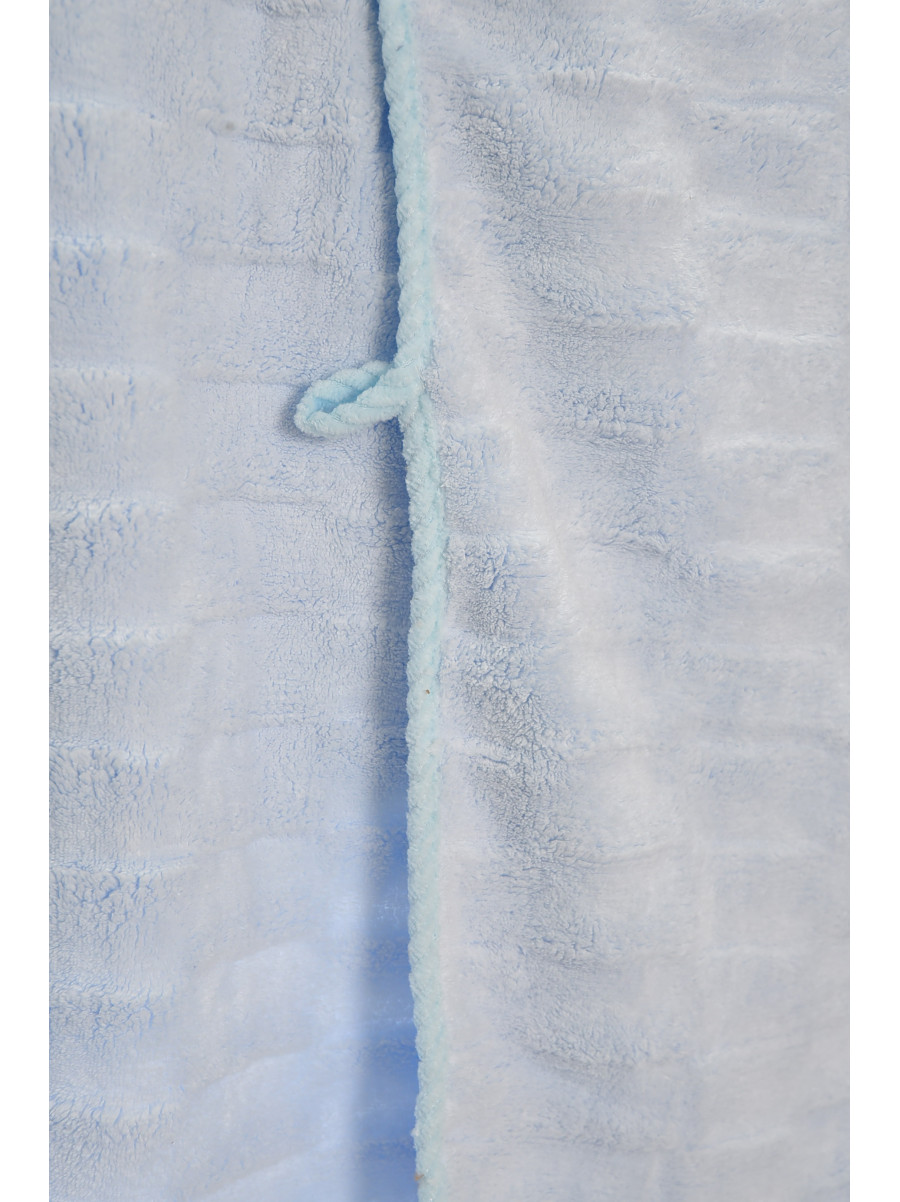 Набір однотонних рушників із мікрофібри банне+для обличчя блакитного кольору 98-982 210116C