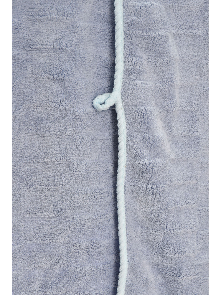 Набор однотонных полотенец из микрофибры банное+для лица серого цвета 98-982 210117C