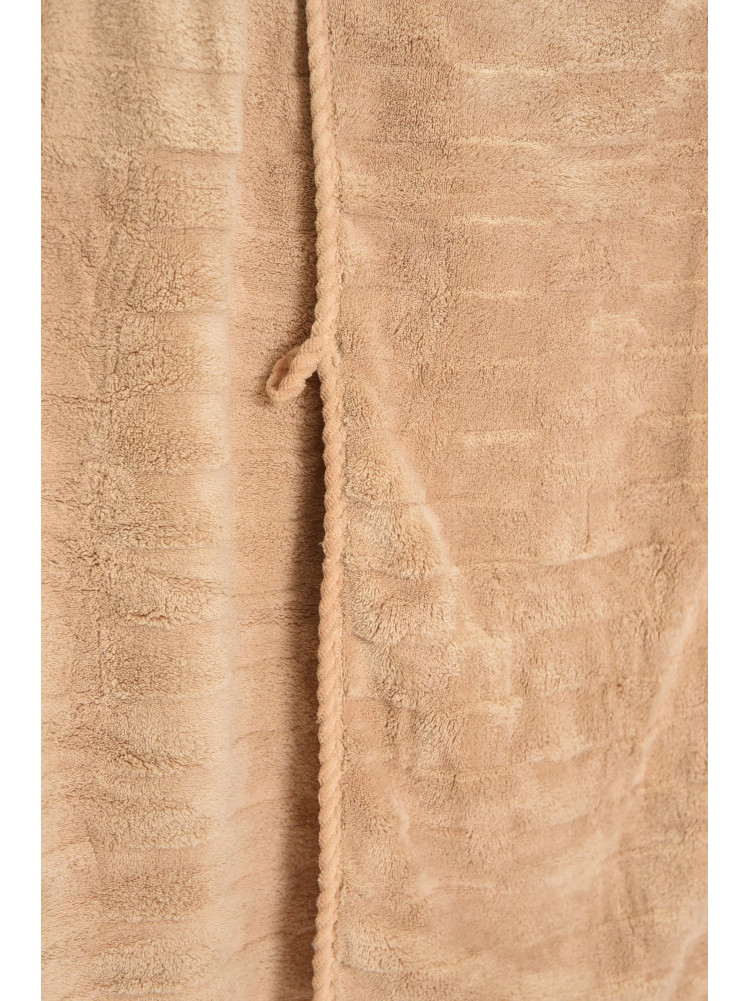 Набор однотонных полотенец из микрофибры банное+для лица светло-бежевого цвета 98-982 210118C