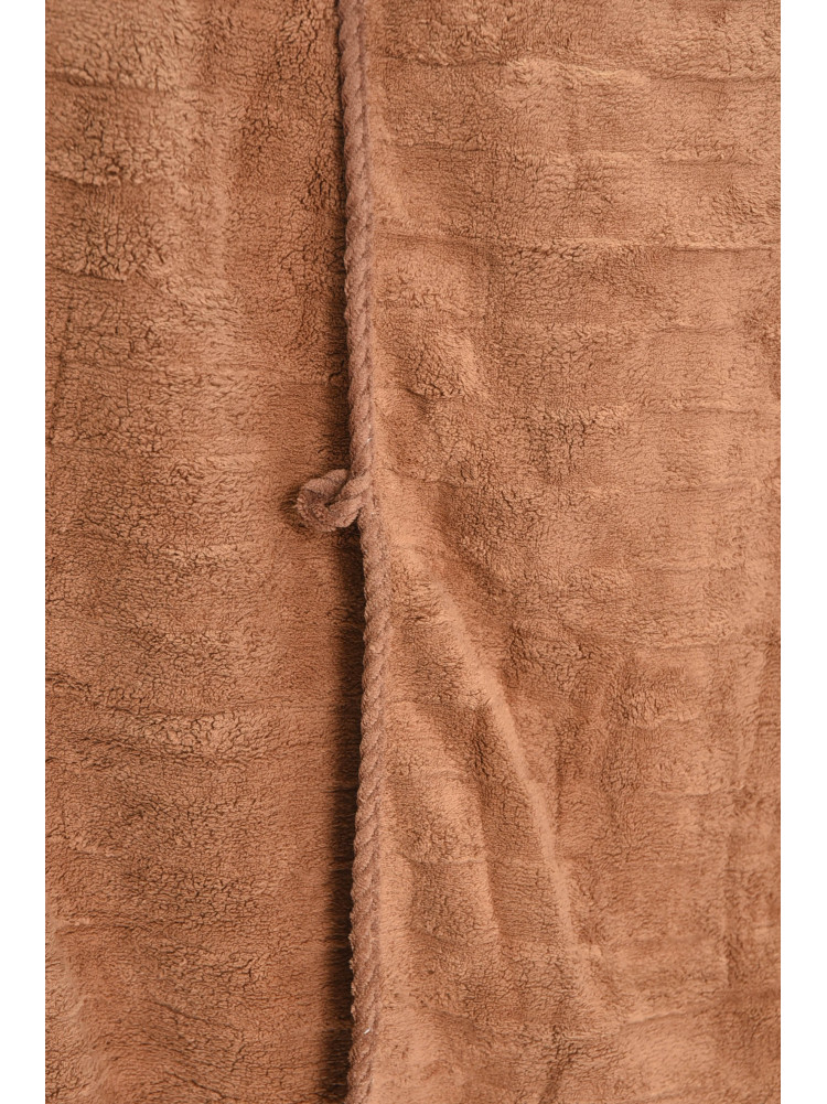 Набор однотонных полотенец из микрофибры банное+для лица коричневого цвета 98-982 210120C