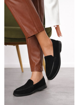 Туфли-лоферы женские черного цвета JН2103-1 210134C Туфли-лоферы женские черного цвета JН2103-1 210134C