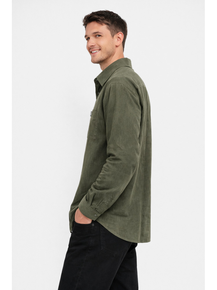 Рубашка мужская полубатальная цвета хаки F1039 210144C