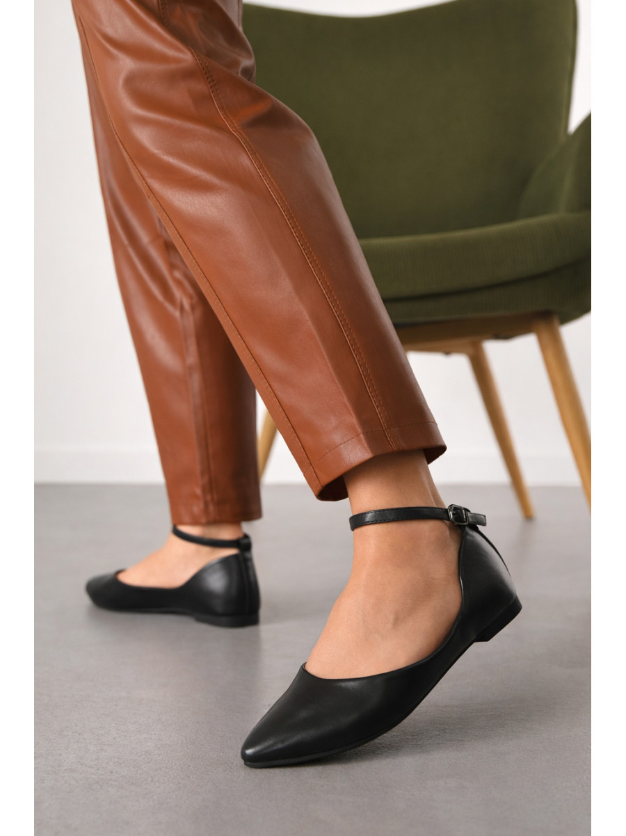 Балетки женские черного цвета W1311-2 210183C