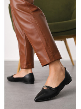 Балетки жіночі чорного кольору W1311-8 210184C