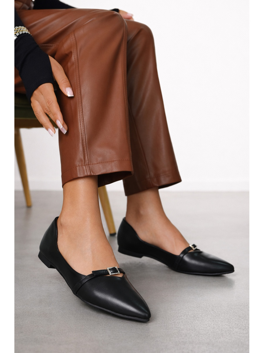 Балетки женские черного цвета W1311-8 210184C