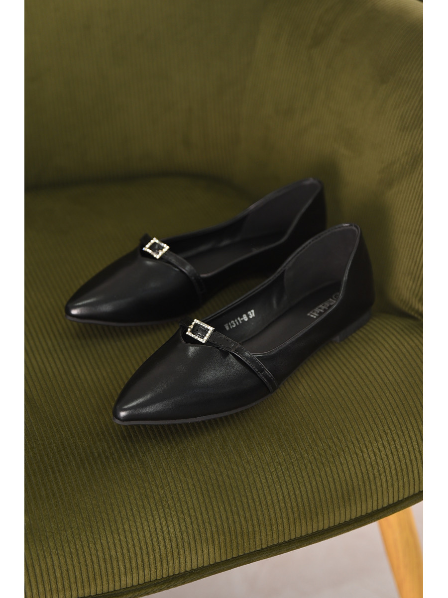 Балетки женские черного цвета W1311-8 210184C