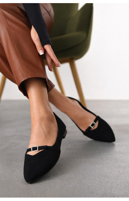 Балетки женские черного цвета W1311-7 210189C Балетки женские черного цвета W1311-7 210189C