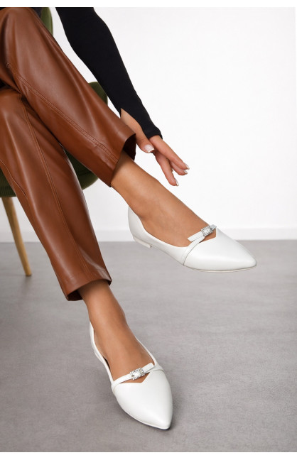 Балетки женские белого цвета W1311-9 210191C Балетки женские белого цвета W1311-9 210191C