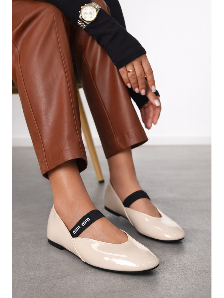 Балетки женские светло-бежевого цвета W 953-8 210195C