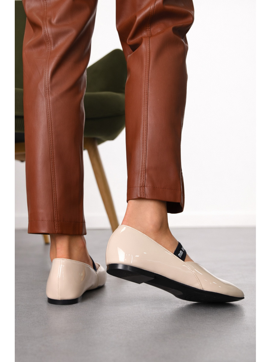 Балетки женские светло-бежевого цвета W 953-8 210195C