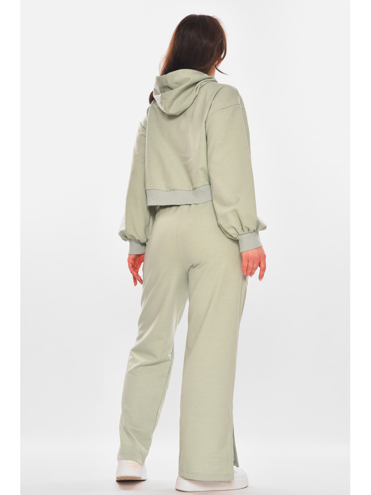 Спортивный костюм женский однотонный мятного цвета 6822 210202C