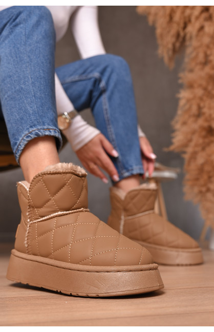 Угги женские на меху бежевого цвета Уценка 79-2 210216C Угги женские на меху бежевого цвета Уценка 79-2 210216C