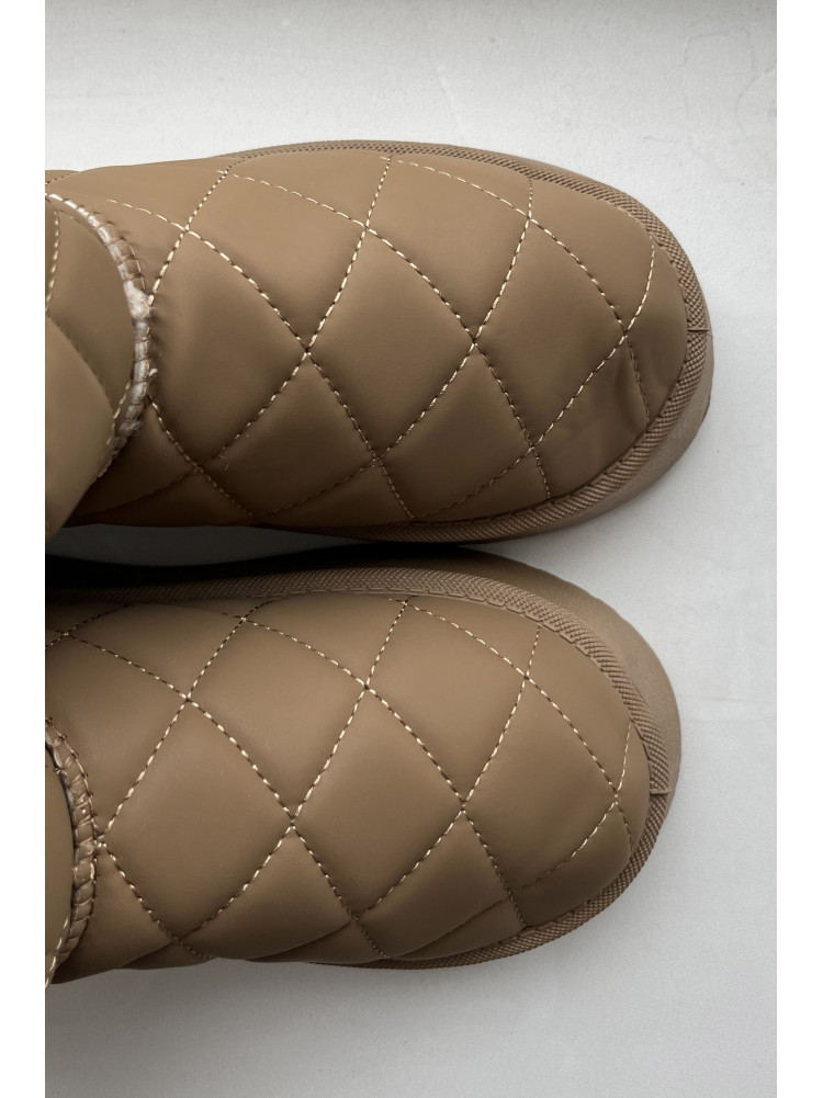 Угги женские на меху бежевого цвета Уценка 79-2 210216C