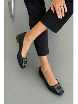 Балетки жіночі чорного кольору 273-6 210221C