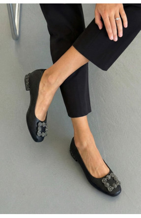 Балетки жіночі чорного кольору 273-6 210221C