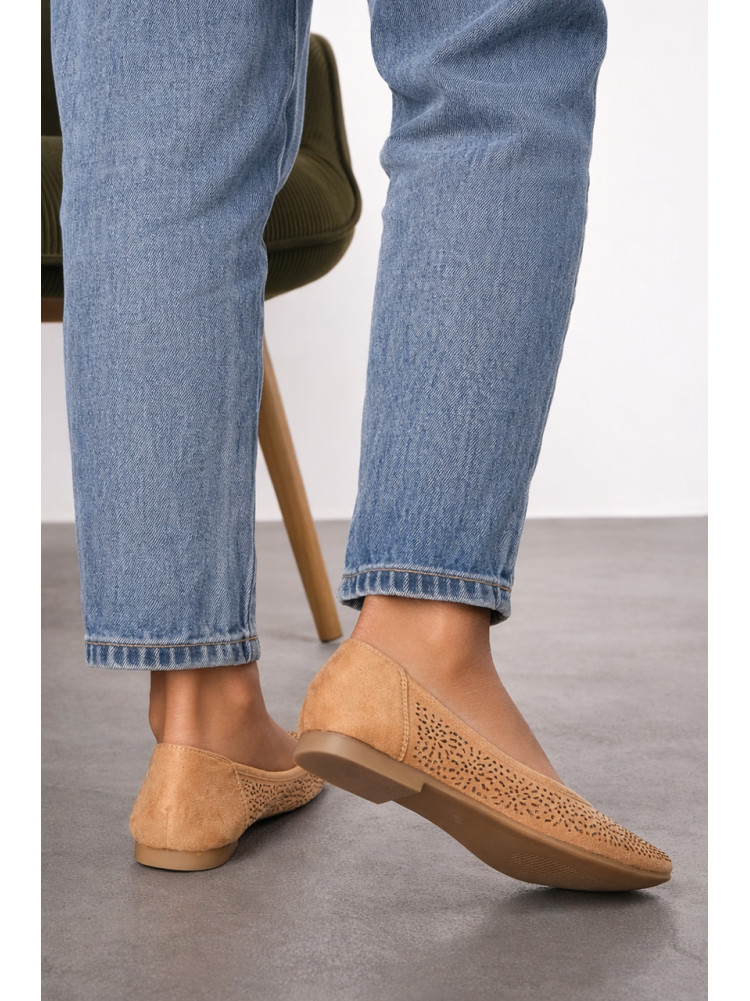 Балетки жіночі бежевого кольору 288-2 210224C