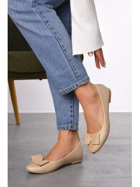 Балетки женские бежевого цвета 283-5 210225C Балетки женские бежевого цвета 283-5 210225C
