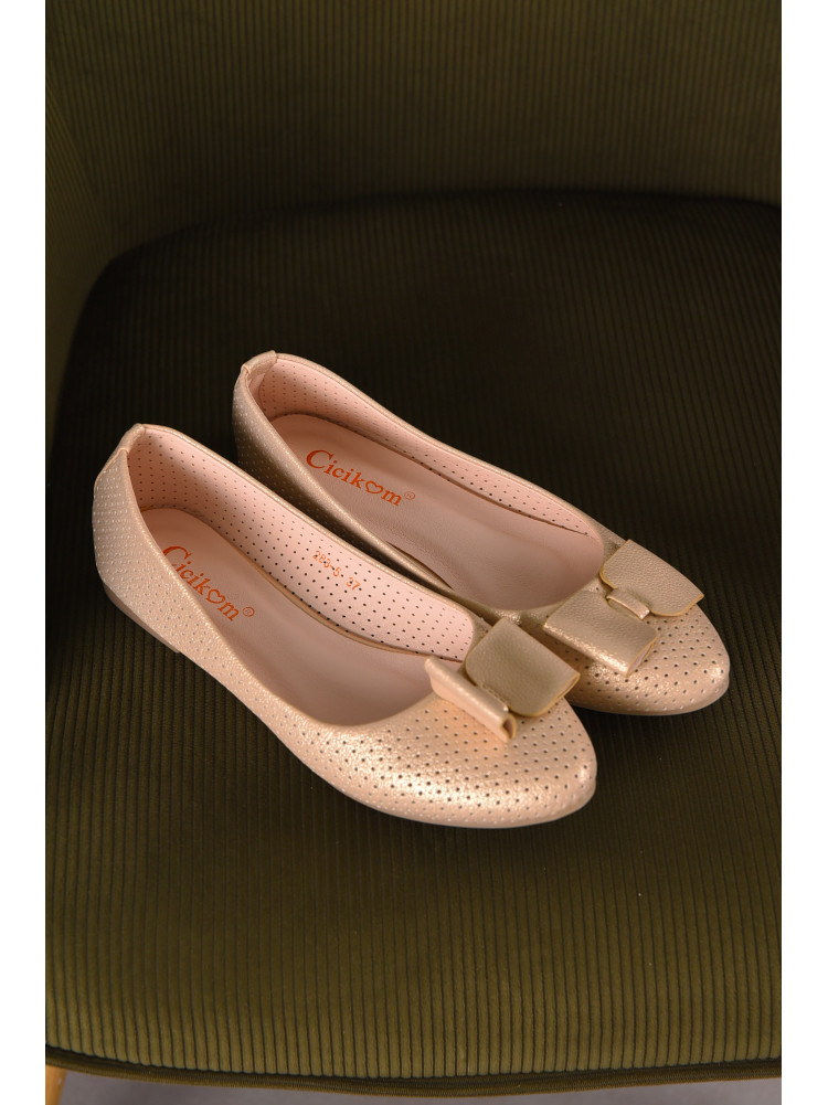 Балетки жіночі бежевого кольору 283-5 210225C