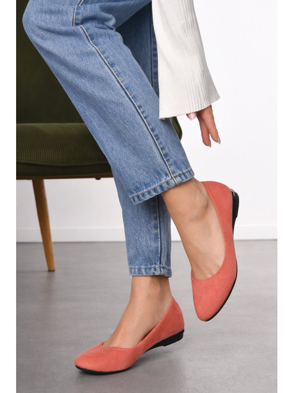 Балетки жіночі пудрового кольору 010-6 210227C