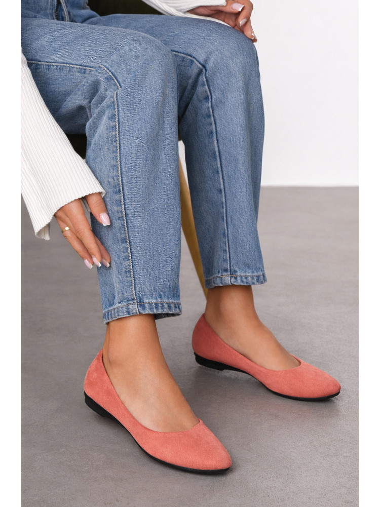 Балетки жіночі пудрового кольору 010-6 210227C