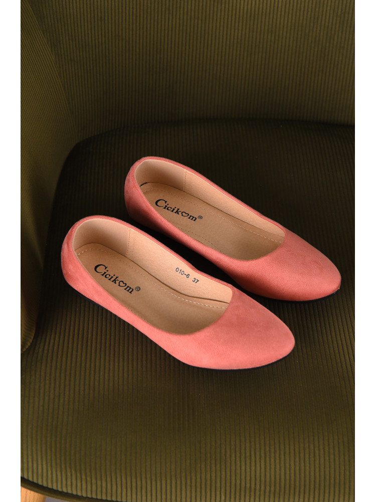 Балетки жіночі пудрового кольору 010-6 210227C