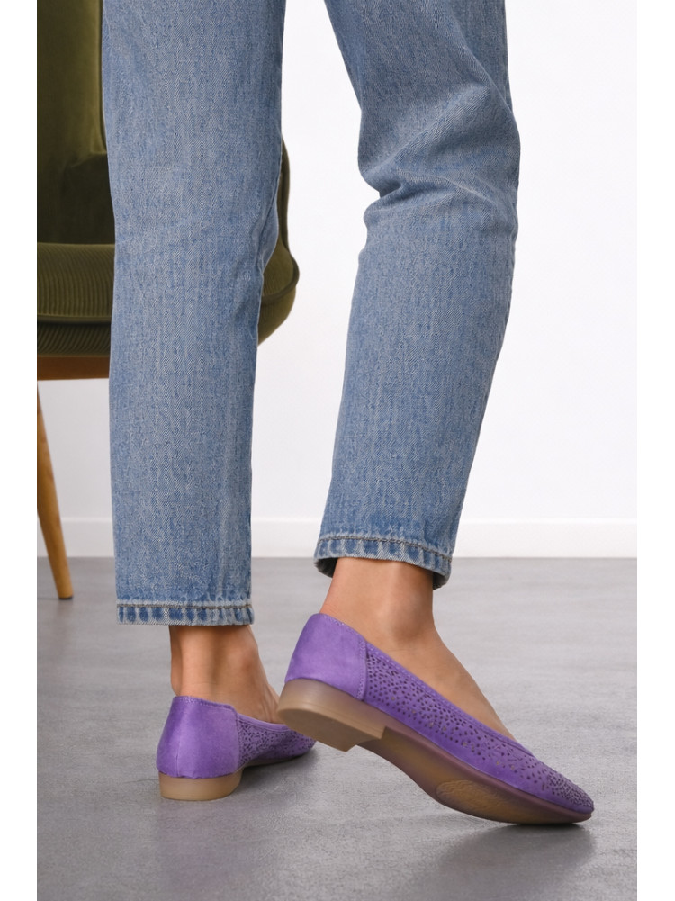 Балетки жіночі бузкового кольору 291-16 210228C