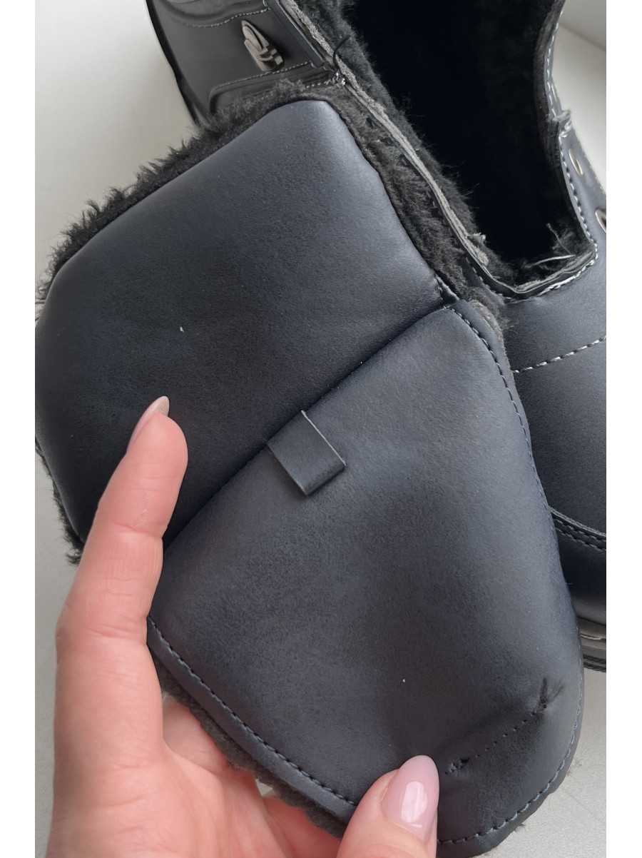 Ботинки мужские зимние темно-синего цвета Уценка 2502 210235C