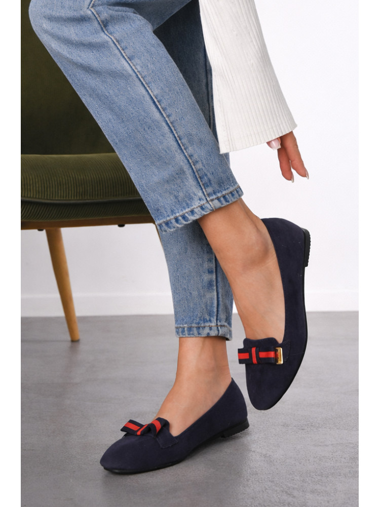Балетки жіночі темно-синього кольору 785-4 210236C