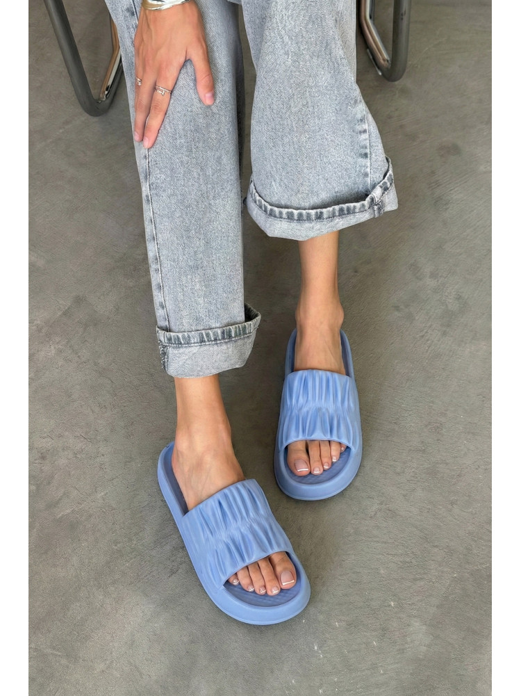 Шльопанці піна жіночі блакитного кольору ПЖ-51 210252C